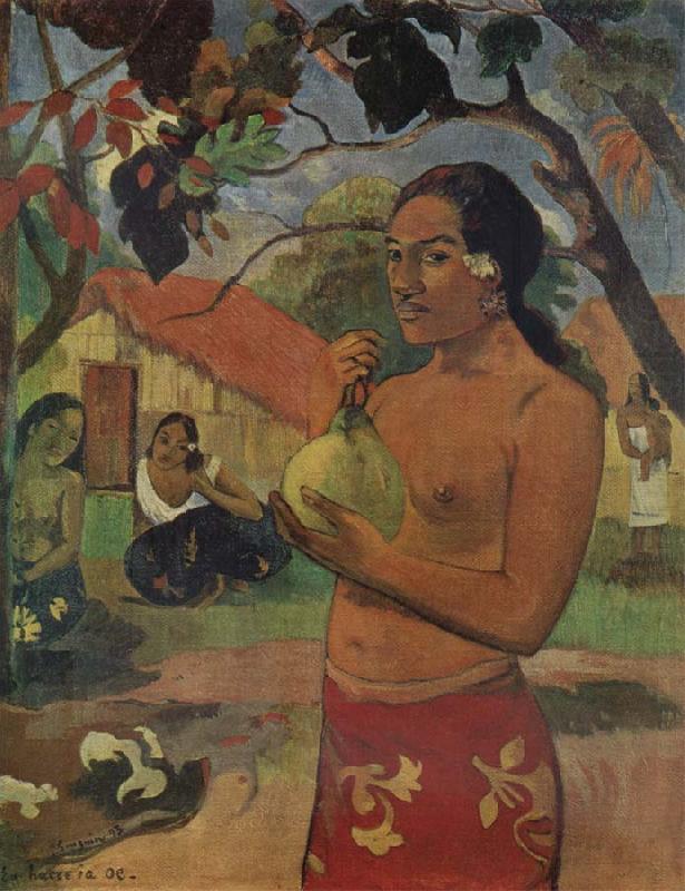 Woman Holdinga Fruit, Paul Gauguin